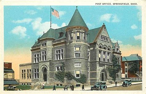 Government Buildings Postcards Springfield Ohio History With Images