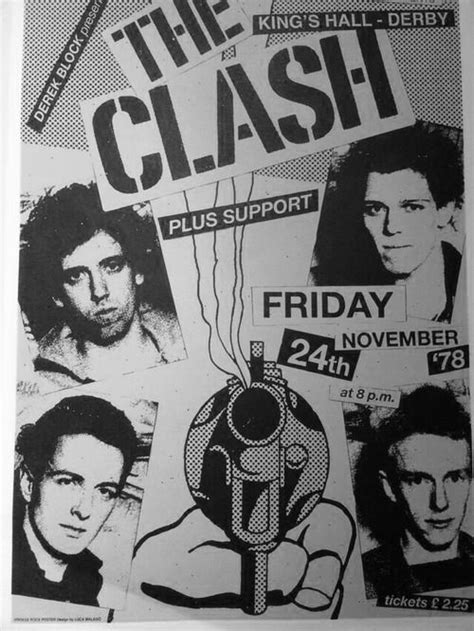 The Clash Punk Poster Vintage Concert Posters Music Poster