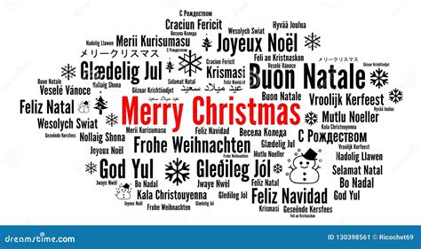 Printable Merry Christmas In Different Languages