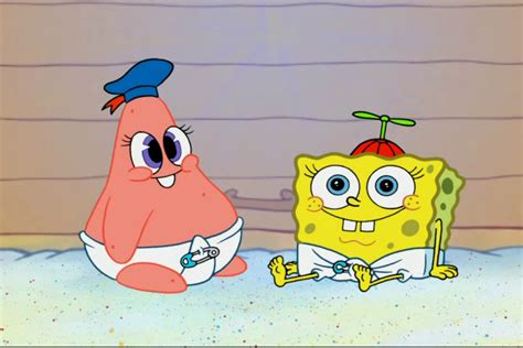 Patrick Star And Spongebob As A Baby