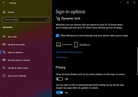 Automatically Lock Windows 10 Pc With Dynamic Lock Technastic