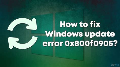 How To Fix Windows Update Error X F