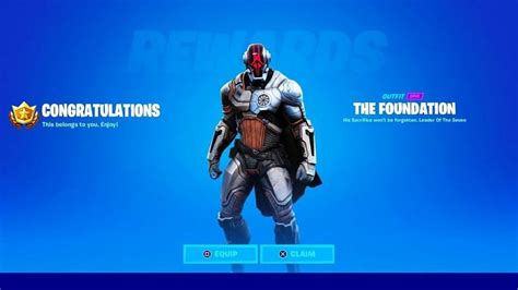 Fortnite Chapter 2 Season 7 Live Event The Foundation Skin To Finally