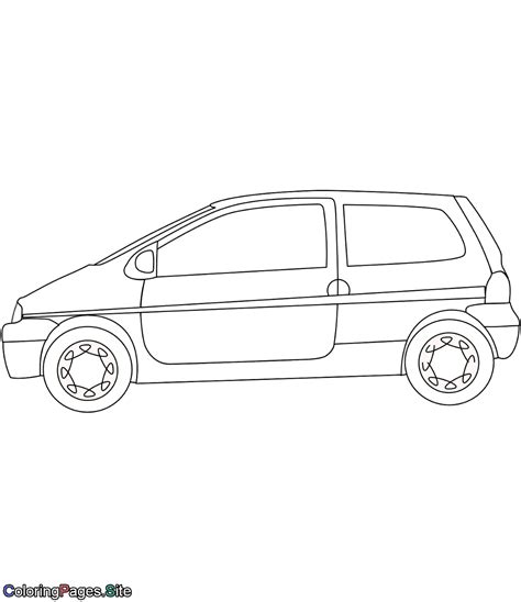 Drawing · car · free online games. Family car online coloring page - drawing for kids