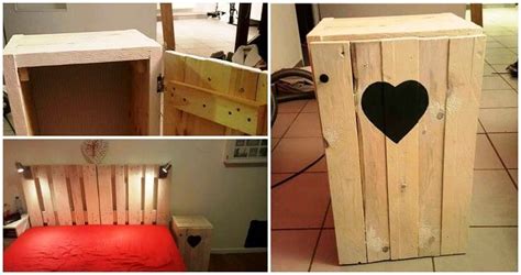 How To Make A Bedside Table Out Of Pallets
