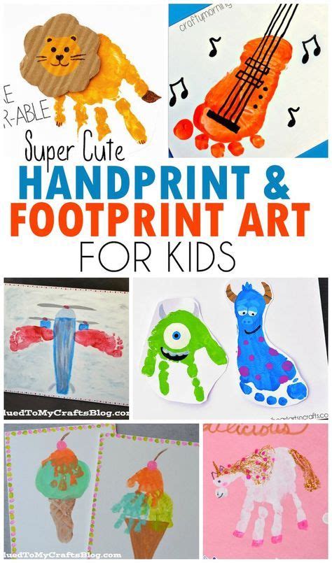 Painted Handprint And Footprint Art For Kids Roundup Baby Art