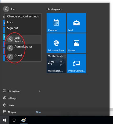 Switch User Windows 10 Shortcut Password Recovery