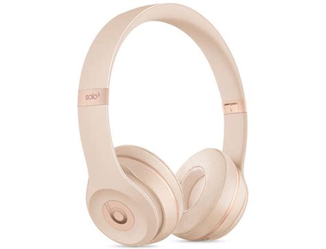 Beats By Dr Dre Beats Solo3 Wireless On Ear Headphones Matte Gold