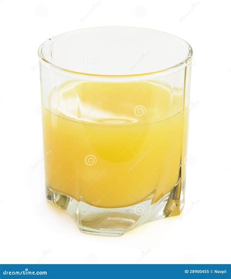Glass Of Orange Juice On White Background Stock Image Image Of Bright Delicious 28900455