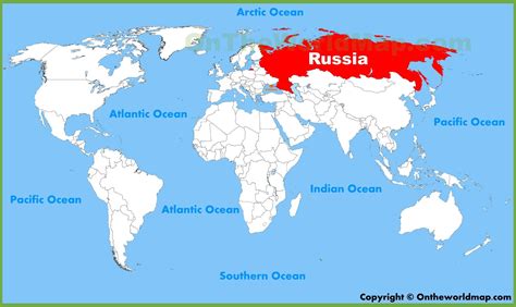 Russia World Map World Map Of Russia Eastern Europe