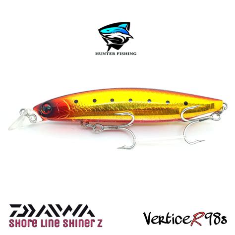 Daiwa Vertice R 98S Adele Red Gold Iwashi Pink Belly Hunter Fishing