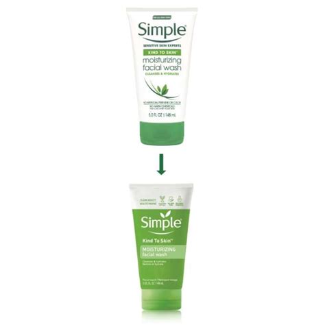 Kind To Skin Moisturizing Facial Wash Simple® Skincare Simple® Skincare