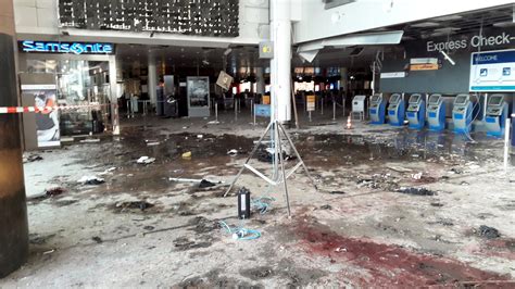 Photos Show Damage Inside Brussels Airport After Attack Nbc News