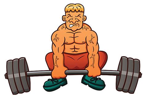 Powerlifting Clip Art Vector Images And Illustrations Istock