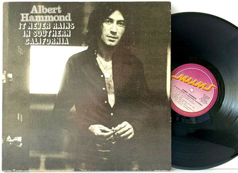 Albert Hammond It Never Rains In Southern California Lp Vinyl Record