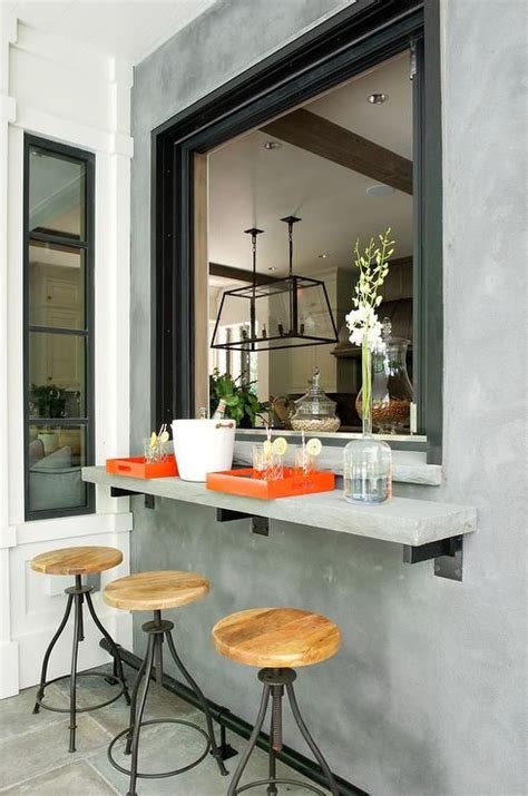 Ways to way's make a pass through kitchen window. Patio Pass Through Window - Transitional - Kitchen ...