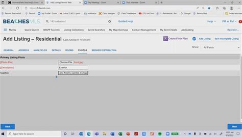Flexmls Part Iv Addchange Listings Add Photo Captions Access