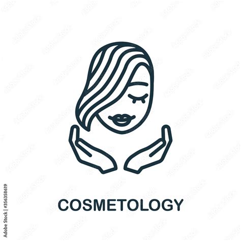 Cosmetology Icon Monochrome Simple Cosmetology Icon For Templates Web