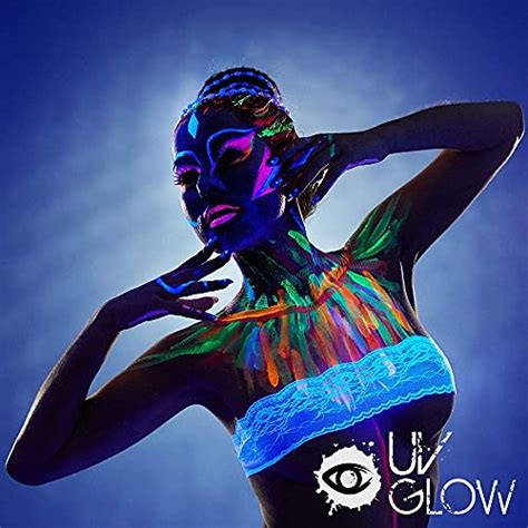 Uv Glow Blacklight Face And Body Paint 0 34oz Set Of 6 Tubes Neon Fluorescent Pricepulse