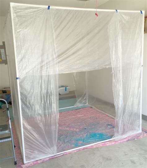 Diy cardboard spray booth one of the biggest shocks of moving from the desert to the midwest is a sudden change in everything outside your home: DIY Paint Booth - Step by Step Guide - Owe it to Spaghetti ...