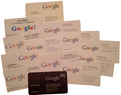 Exchanging business cards is part of everyday life for many business people, but what do you do it can be tricky remembering which card belongs to who, and inputting details into your contacts can be. Search In Pics: The Google Business Card Collection, Silver Android Statue & Golden Gate Bridge ...
