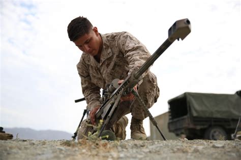 It is manufactured by accuracy international. M107 .50 caliber Sniper Rifle - LRSR | Military.com