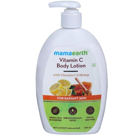 Buy Mamaearth Vitamin C And Honey Body Lotion For Radiant Skin 400 Ml