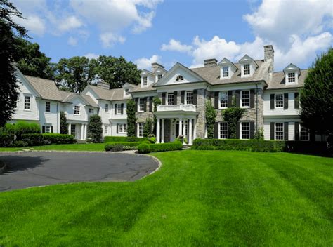 14000 Square Foot Georgian Colonial Mansion In Greenwich Ct Homes