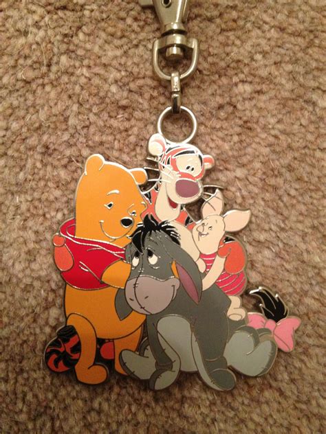 Disney Pin Trading Winnie The Pooh Lanyard Mickey Mouse And Friends