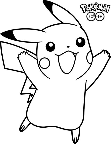 Pokemon Go Coloring Pages Best Coloring Pages For Kids Pikachu
