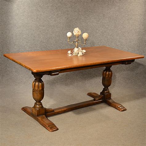 Antique Oak Kitchen Dining Table Country Six Seater Antiques Atlas
