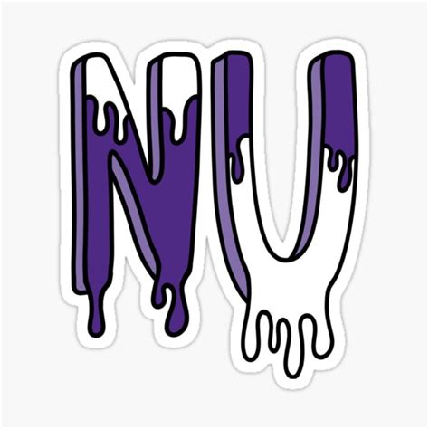 Northwestern University Worddrip Sticker For Sale By Drakeshafer