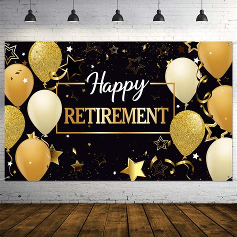 Buy Retirement Party Decorations Extra Large Fabric Retirement Sign