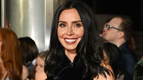 Loose Womens Christine Lampard Is An Emerald Dream In Slinky Velvet Suit Hello