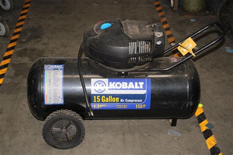 Kobalt 15 Gallon Air Compressor Property Room