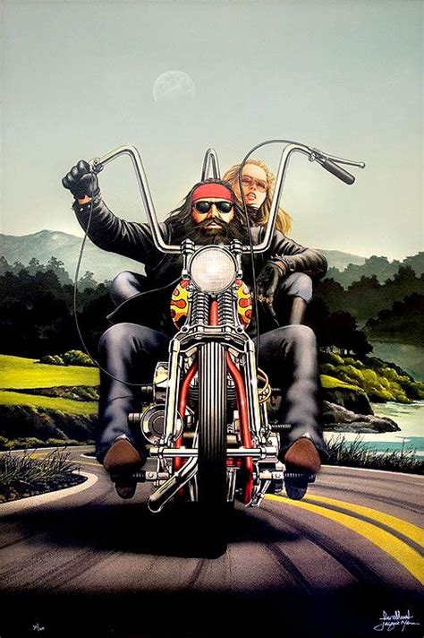 Dave Mann Chopperfest 2009 Poster David Mann Art Biker Art Harley