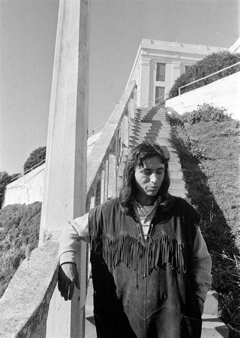 John Trudell During The American Indian Movements Occupation Of Mount