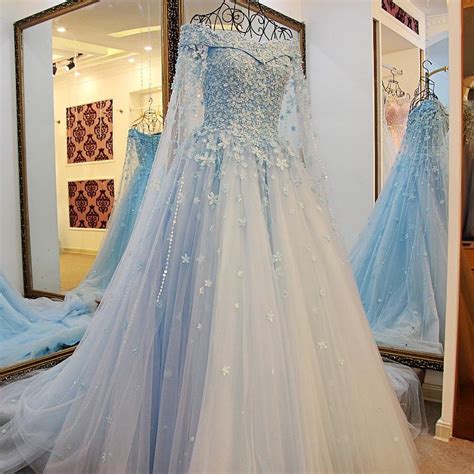 White wedding dress with blue ivory. Tiffany Blue / Ivory Lace Lace Off The Shoulder Wedding ...