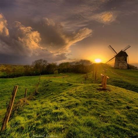 Momentary Moods Amazing Photography Beautiful Landscapes Windmill