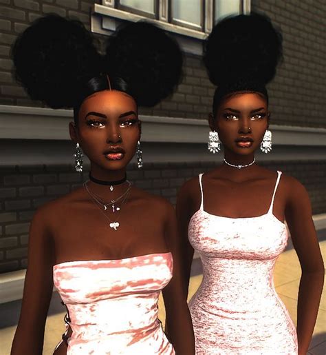 Ebonix Sims 4 Black Hair Sims Hair Toddler Hair Sims 4