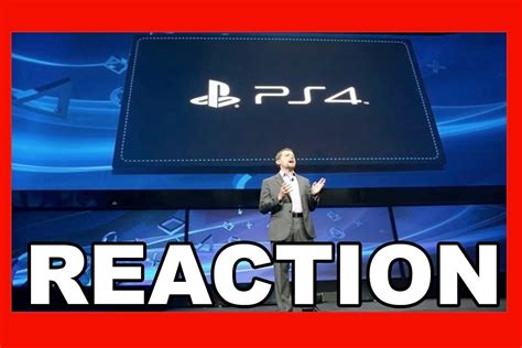 Ps4 Sony Announcement Playstation 4 Reaction Youtube