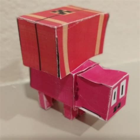 Pixel Papercraft Piggy Bank Photo