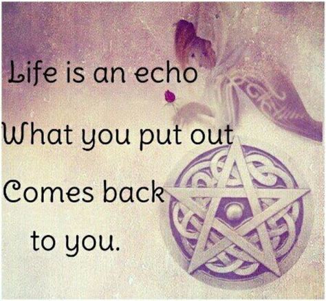 Wiccan Quotes On Karma Quotesgram