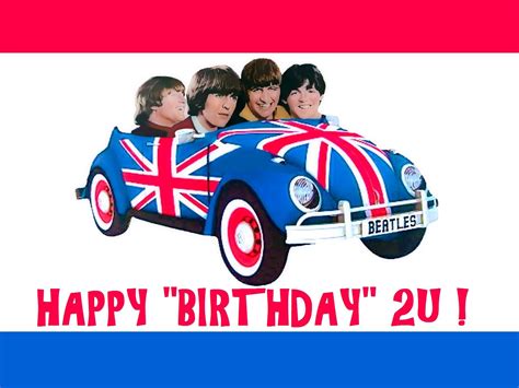 Happy Birthday The Beatles Verjaardag Wenskaarten Kaarten