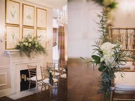 Wedding Flowers Green And White Whimsical Woodland At Morrison House