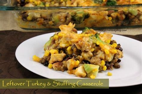 Leftover Turkey And Stuffing Casserole Day After Thanksgiving Recipe