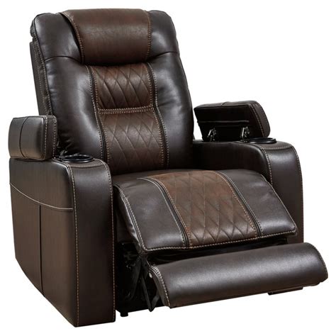Signature Design By Ashley Composer Power Recliner In Brown Homesquare