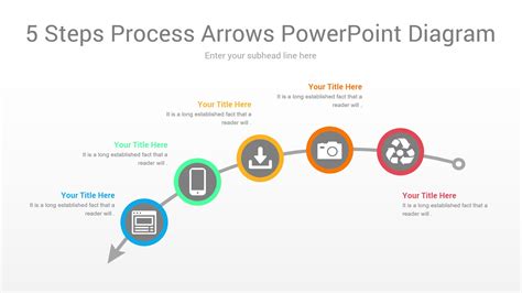 Steps Process Arrows Powerpoint Diagram Ciloart Riset