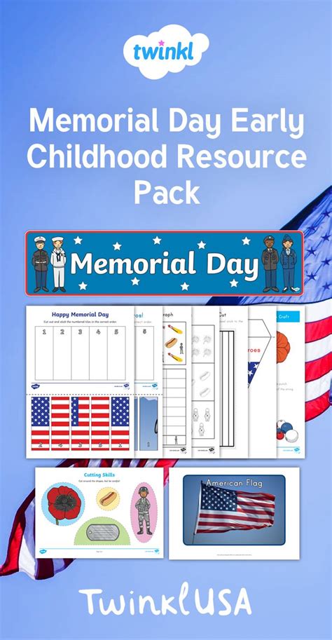 Celebrate Memorial Day With Your Prek And Kindergarten Students With