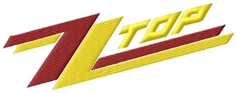 It might not look like something extraordinary, but the math behind it is interesting. ZZ Top Logo Embroidery Design